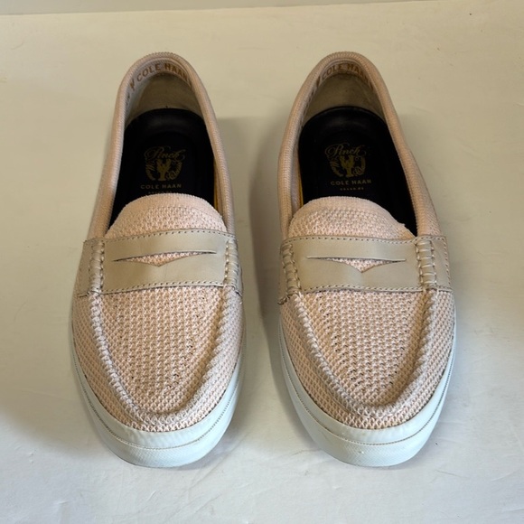 Cole Haan Pinch Penny Pale Pink 
Fabric Upper Women’s Loafer - Picture 2 of 10
